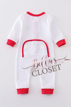 Load image into Gallery viewer, Premium White & Red Santa Baby Romper