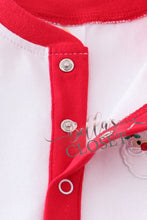 Load image into Gallery viewer, Premium White & Red Santa Baby Romper