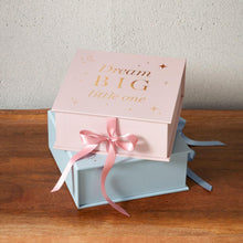 Load image into Gallery viewer, Dream Big Blue Keepsake Box