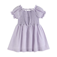 Load image into Gallery viewer, Smocked Purple Dress