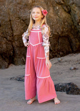 Load image into Gallery viewer, Toddler Mercy Overalls in Wild Rose