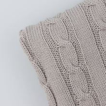 Load image into Gallery viewer, Baby Blanket with Cotton Knitted Braids
