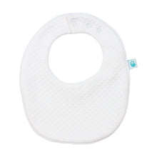 Load image into Gallery viewer, Diamond Knit Baby Bib with 3 Adjustable Positions
