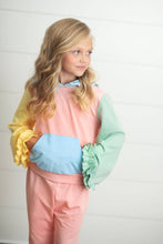 Load image into Gallery viewer, Pastel Hooded Ruffle Pocket Set
