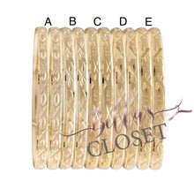 Load image into Gallery viewer, 4mm Gold Layered Bangle Bracelets
