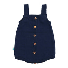 Load image into Gallery viewer, Baby Romper Perforated Cotton Knit
