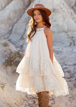 Load image into Gallery viewer, Kid's Catrina Dress in Cloud
