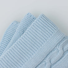 Load image into Gallery viewer, Baby Blanket with Cotton Knitted Braids
