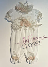 Load image into Gallery viewer, Baby Girl's 3D Flower Romper
