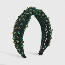 Load image into Gallery viewer, Velour Rhinestone Headband
