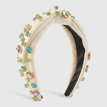 Load image into Gallery viewer, Rhinestone Stud Knotted Headband
