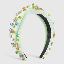 Load image into Gallery viewer, Rhinestone Stud Knotted Headband
