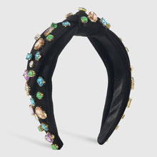 Load image into Gallery viewer, Rhinestone Stud Knotted Headband
