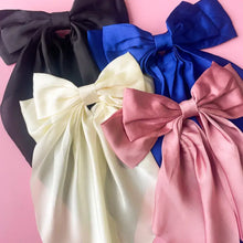 Load image into Gallery viewer, Silky Oversized Hair Bow
