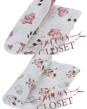 Load image into Gallery viewer, Animal Print Baby Swaddle Blankets
