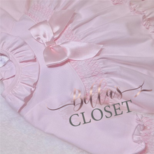 Load image into Gallery viewer, Baby Girl Pink Puff Ball Dress with pants
