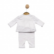 Load image into Gallery viewer, White Brocade Trousers and top

