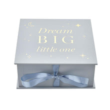 Load image into Gallery viewer, Dream Big Blue Keepsake Box
