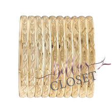 Load image into Gallery viewer, 4mm Gold Layered Bangle Bracelets
