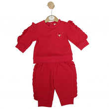 Load image into Gallery viewer, Girls Red Ruffle Set

