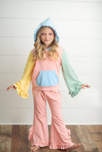 Load image into Gallery viewer, Pastel Hooded Ruffle Pocket Set
