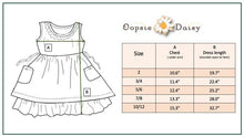 Load image into Gallery viewer, Kids Pink &amp; Blue Floral Gingham Check Pocket Ruffle Dress
