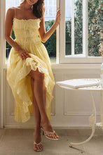 Load image into Gallery viewer, Spaghetti strap strappy bow tie swing maxi sun dress
