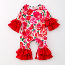 Load image into Gallery viewer, Rose Collage Baby Romper
