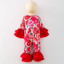Load image into Gallery viewer, Rose Collage Baby Romper

