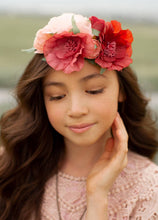 Load image into Gallery viewer, Kid's Orly Flower Crown in Dusty Pink
