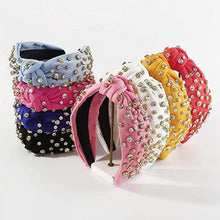Load image into Gallery viewer, Rhinestone Studded Headband
