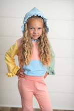 Load image into Gallery viewer, Pastel Hooded Ruffle Pocket Set
